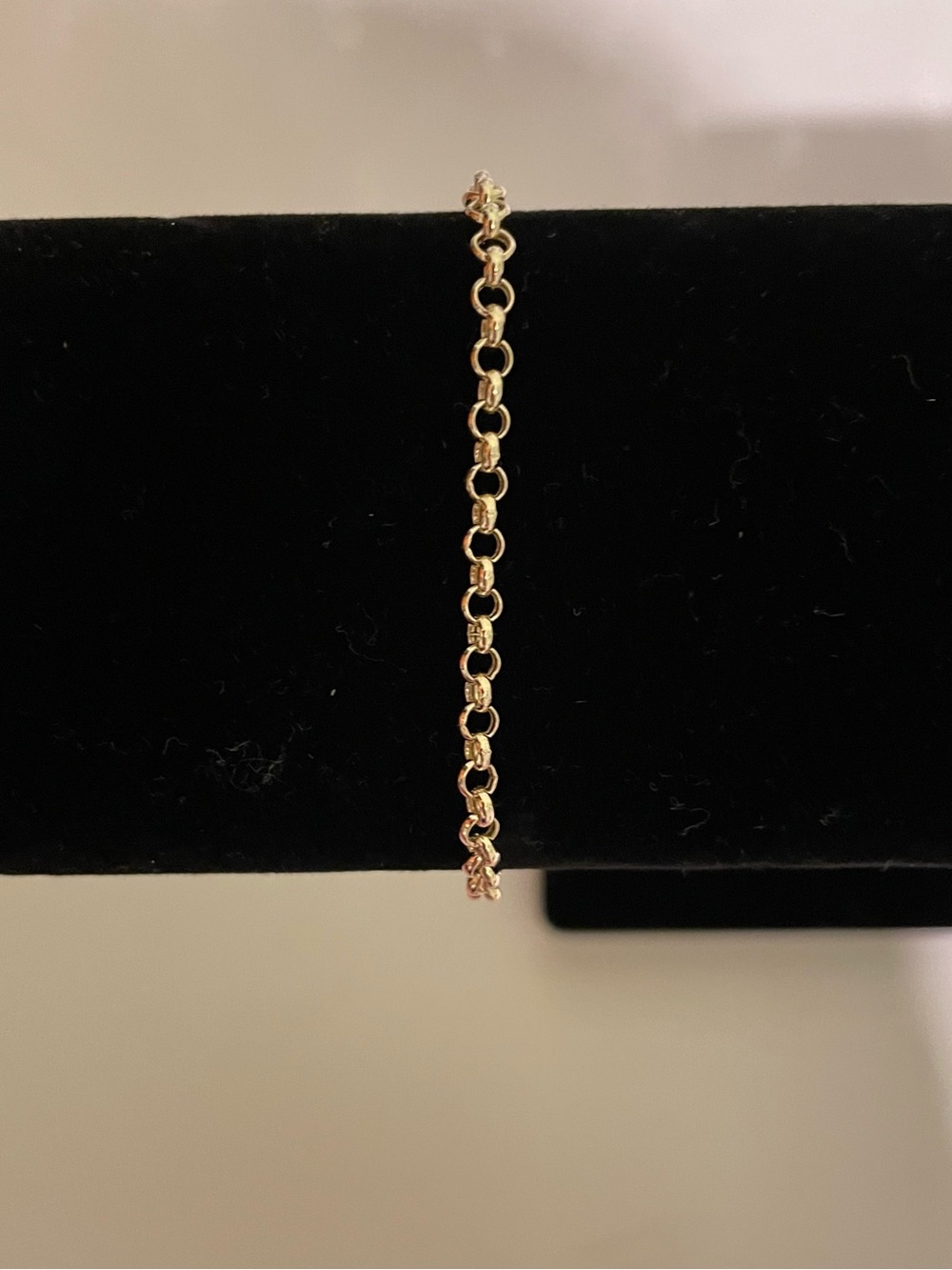 14k Gold Rolo Link Bracelet - Women Jewelry